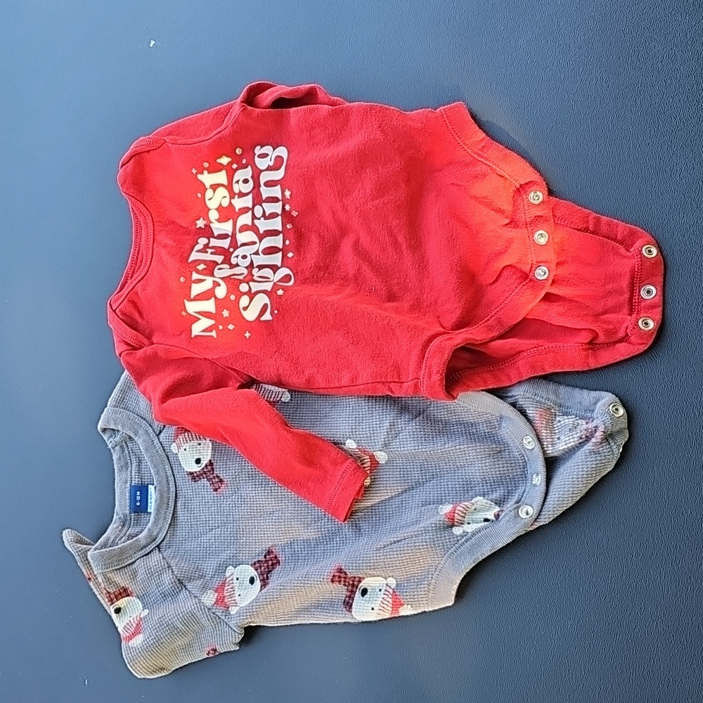 Christmas Baby Onesies Set